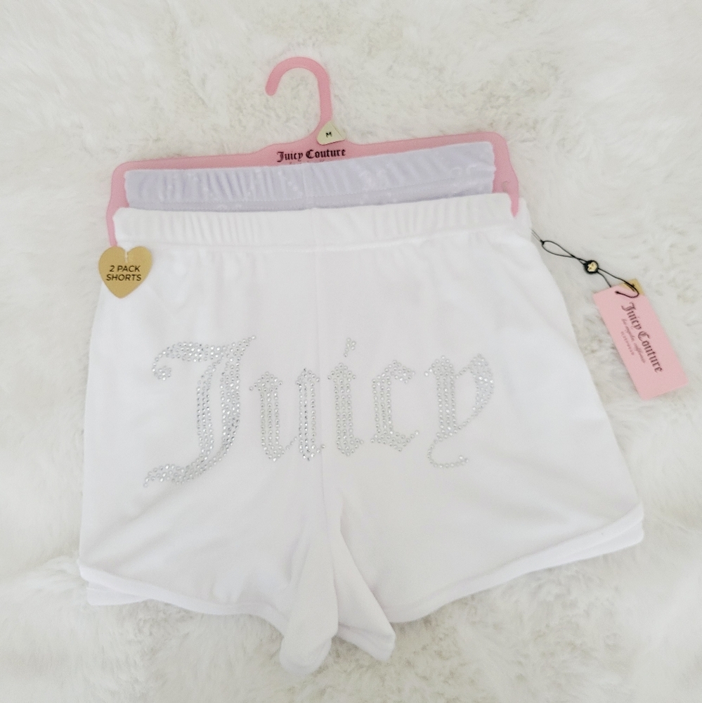 🪻JUICY COUTURE 2-PACK PAJAMA SHORTS SET SIZE M